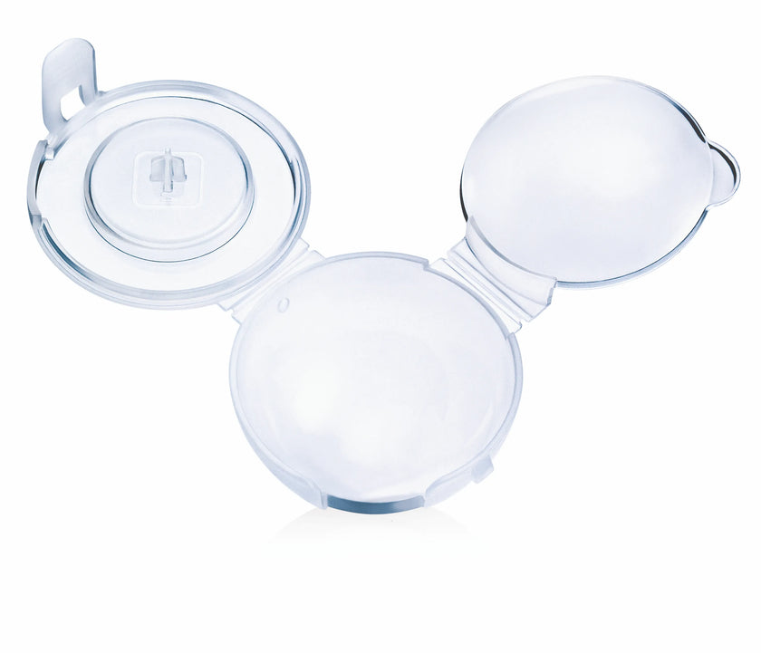 Mam Lot de 2 cuillères thermosensibles + 1 étui BLEU