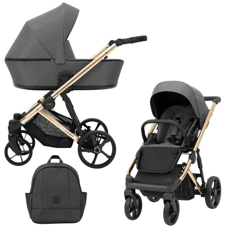 Poussette Duo Arizo - Graphite - Mode Bébé Claye