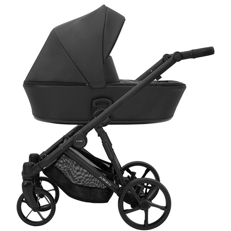 Poussette Duo Arizo - Noir Eco Cuir - Mode Bébé Claye