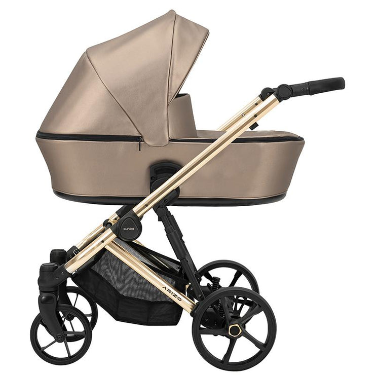 Poussette Duo Arizo - Cappuccino Eco Cuir - Mode Bébé Claye