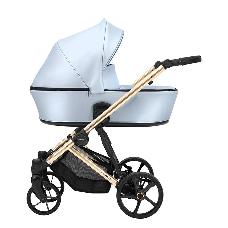 Poussette Duo Arizo - Baby Blue Eco Cuir - Mode Bébé Claye