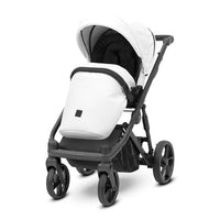 Poussette Duo Arizo - Blanc Eco Cuir - Mode Bébé Claye
