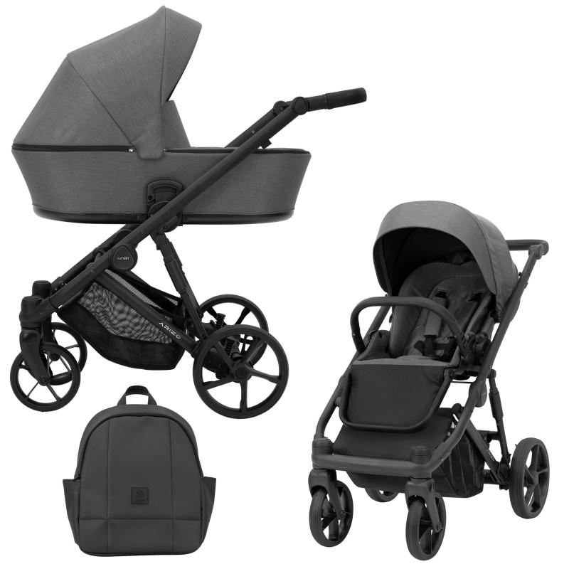 Poussette Duo Arizo - Graphite - Mode Bébé Claye