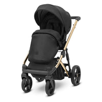 Poussette Duo Arizo - Noir Eco Cuir - Mode Bébé Claye