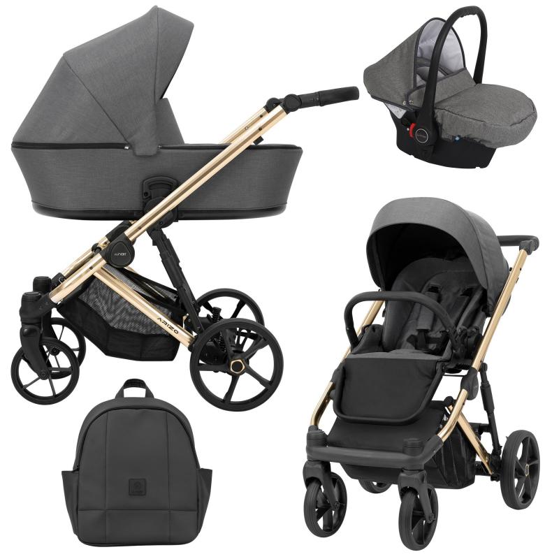 Poussette Duo Arizo - Graphite - Mode Bébé Claye