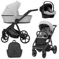 Poussette Trio Arizo + Nacelle + Cosmo i-Size - Gris - Mode Bébé Claye