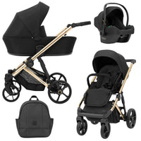 Poussette Trio Arizo + Nacelle + Cosmo i-Size - Noir - Mode Bébé Claye
