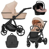 Poussette Trio Arizo + Nacelle + Cosmo i-Size - Rose - Mode Bébé Claye