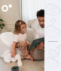 Babymoov Doomoo Transat pouf évolutif Seat'n Grow - Mode Bébé Claye