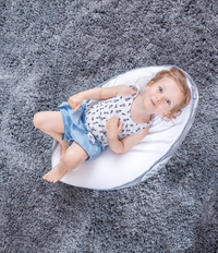 Babymoov Nid Flower Argent Transat Microbilles Evolutif - Mode Bébé Claye