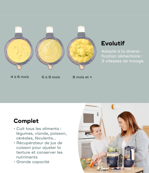 BABYMOOV Nutribaby +  XL - Mode Bébé Claye