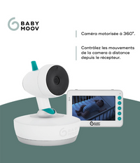 BABYMOOV YOO-Moov Babyphone Vidéo 360° - Mode Bébé Claye