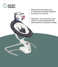 Balancelle Swoon Motion  Assise rotative 360° - Mode Bébé Claye