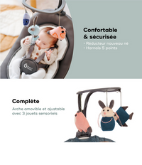 Balancelle Swoon Motion  Assise rotative 360° - Mode Bébé Claye