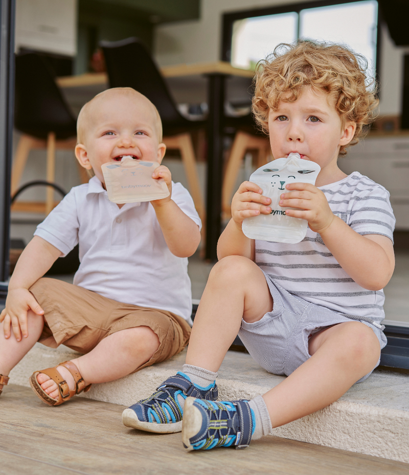 Lot de 20 gourdes réutilisables Isy Pouches - Mode Bébé Claye