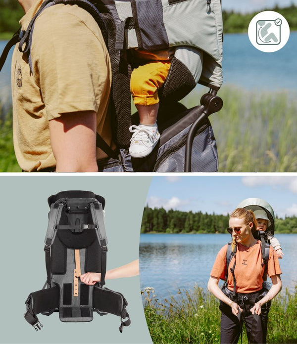 Porte-bébé de randonnée Moov & Hike - Mode Bébé Claye