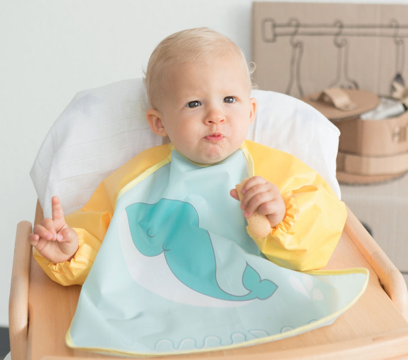 Bavoir tablier EVA - Baleine