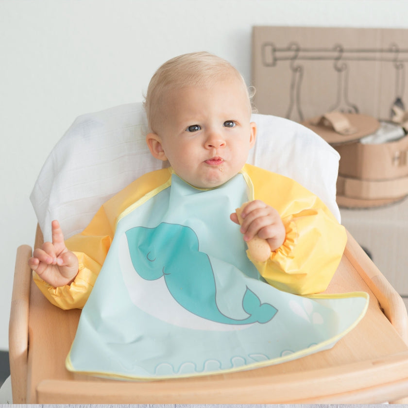 Bavoir tablier EVA - Baleine