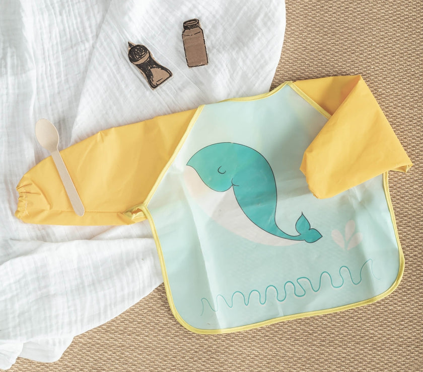 Bavoir tablier EVA - Baleine