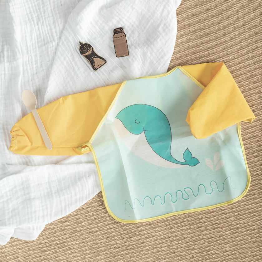 Bavoir tablier EVA - Baleine