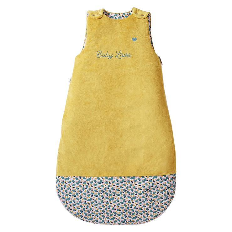 Gigoteuse réversible "Baby Love" ocre 6-18M - Baby Pop - Mode Bébé Claye