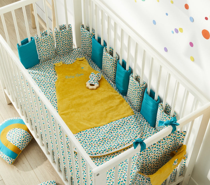 Gigoteuse réversible "Baby Love" ocre 6-18M - Baby Pop - Mode Bébé Claye