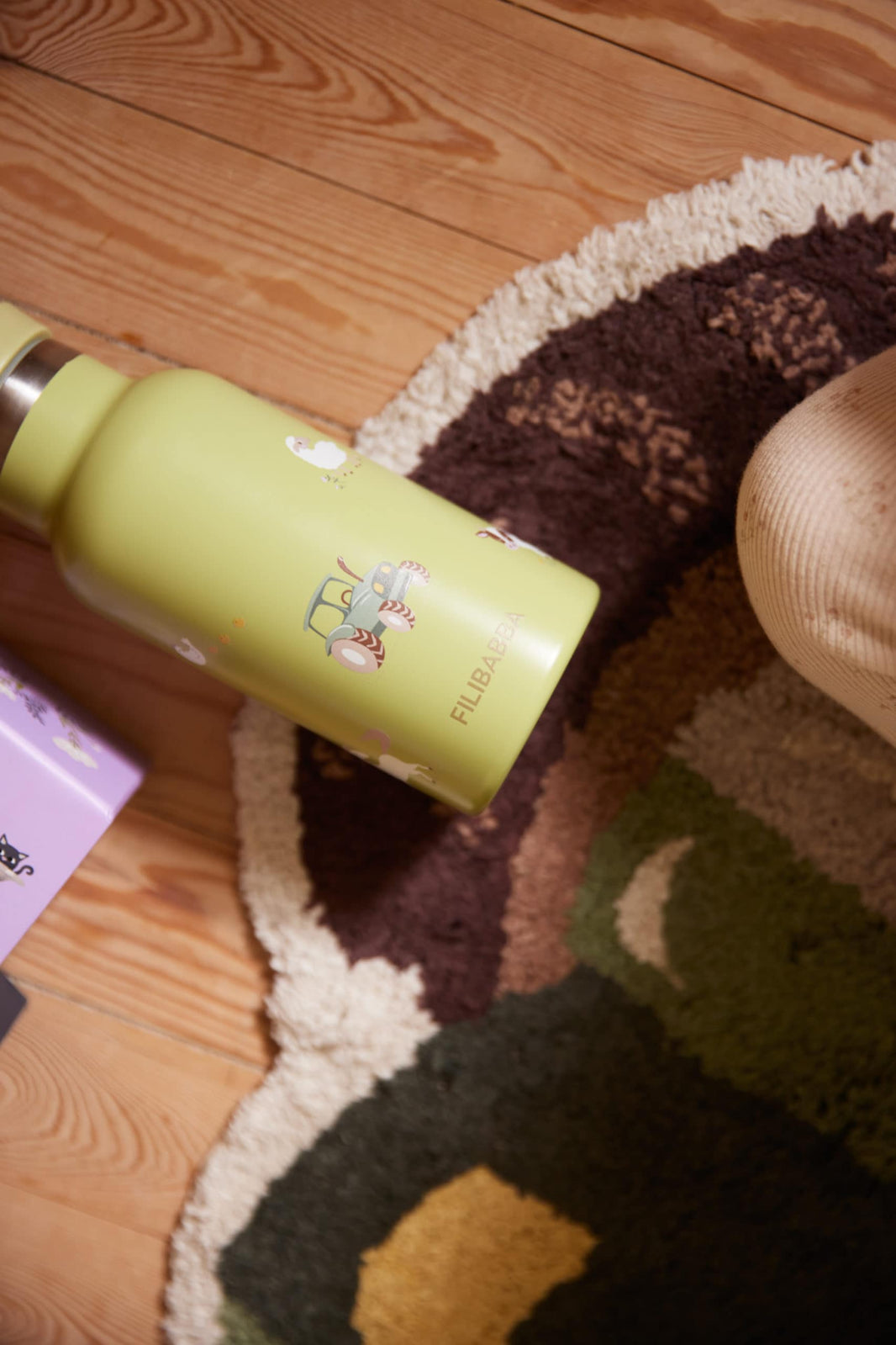 Gourde en acier inoxydable – A la ferme par Filibabba A table ! - Mode Bébé Claye