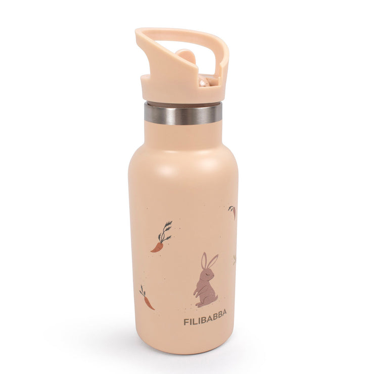 Gourde en acier inoxydable – Lapin par Filibabba - Mode Bébé Claye