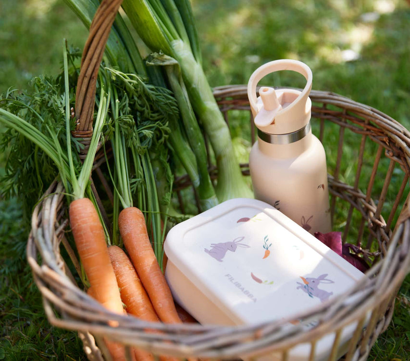 Gourde en acier inoxydable – Lapin par Filibabba - Mode Bébé Claye