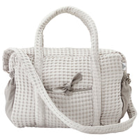 Sac à langer en coton gaufré nuage - Mode Bébé Claye
