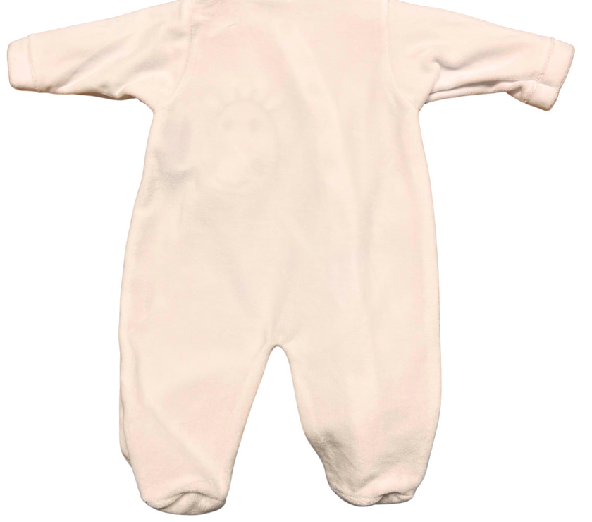 Pyjama dors-bien en velours bébé - Girafe