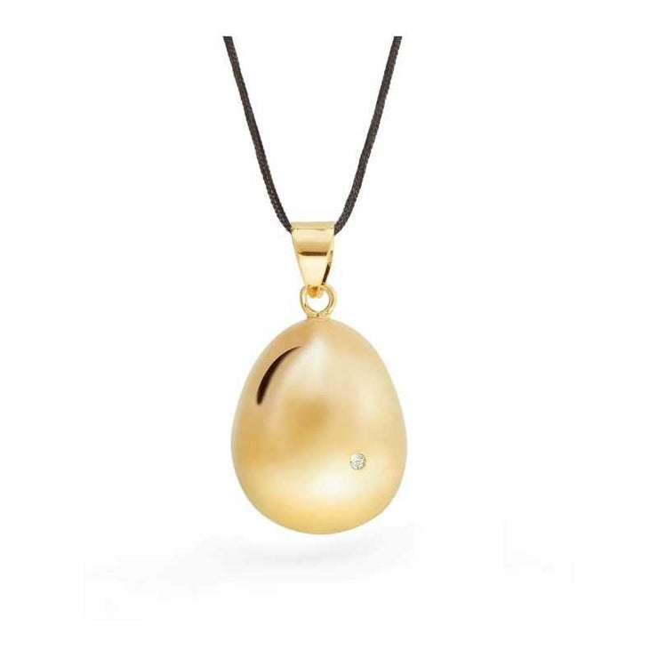 Pregnancy bola - Egg Gold - Crystal Swarovski