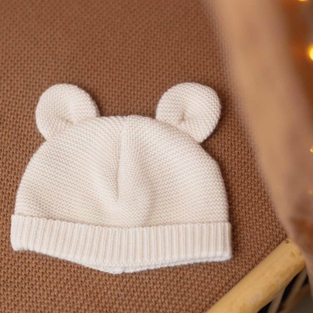 Bonnet  maille SABLE 0/1 mois