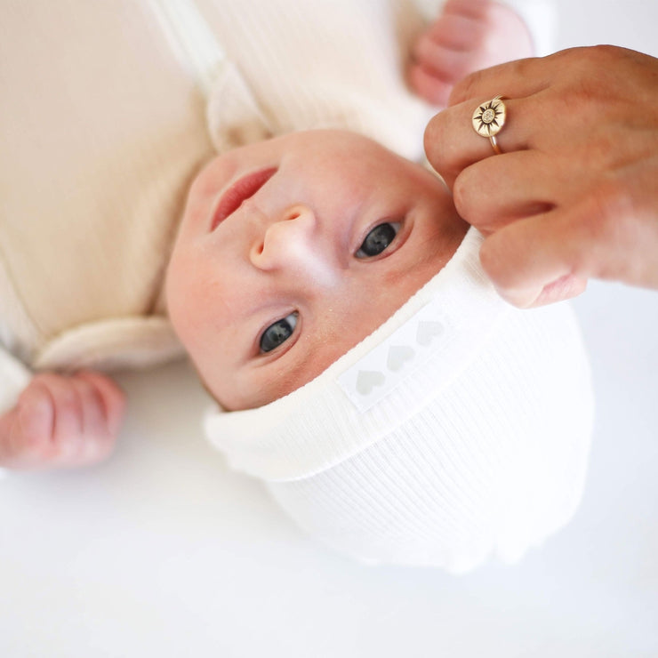 BONNET NAISSANCE - 100% COTON
