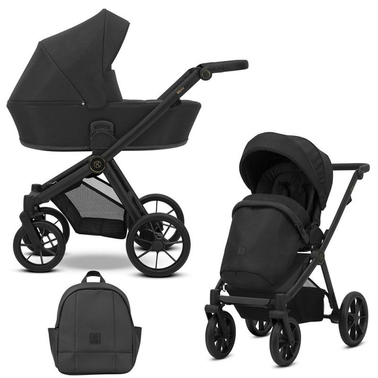 Poussette Duo Brav - Noir - Mode Bébé Claye