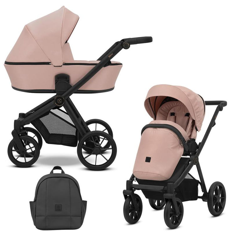 Poussette Duo Brav - Rose - Mode Bébé Claye