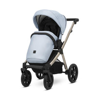 Poussette Duo Brav - Baby Blue Eco Cuir - Mode Bébé Claye