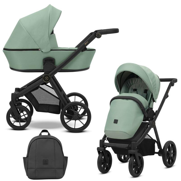 Poussette Duo Brav - Menthe - Mode Bébé Claye