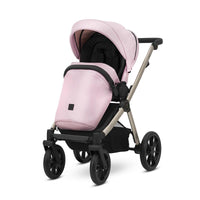 Poussette Duo Brav - Baby Rose Eco Cuir - Mode Bébé Claye