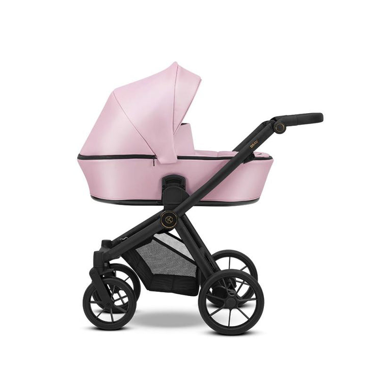 Poussette Duo Brav - Baby Rose Eco Cuir - Mode Bébé Claye