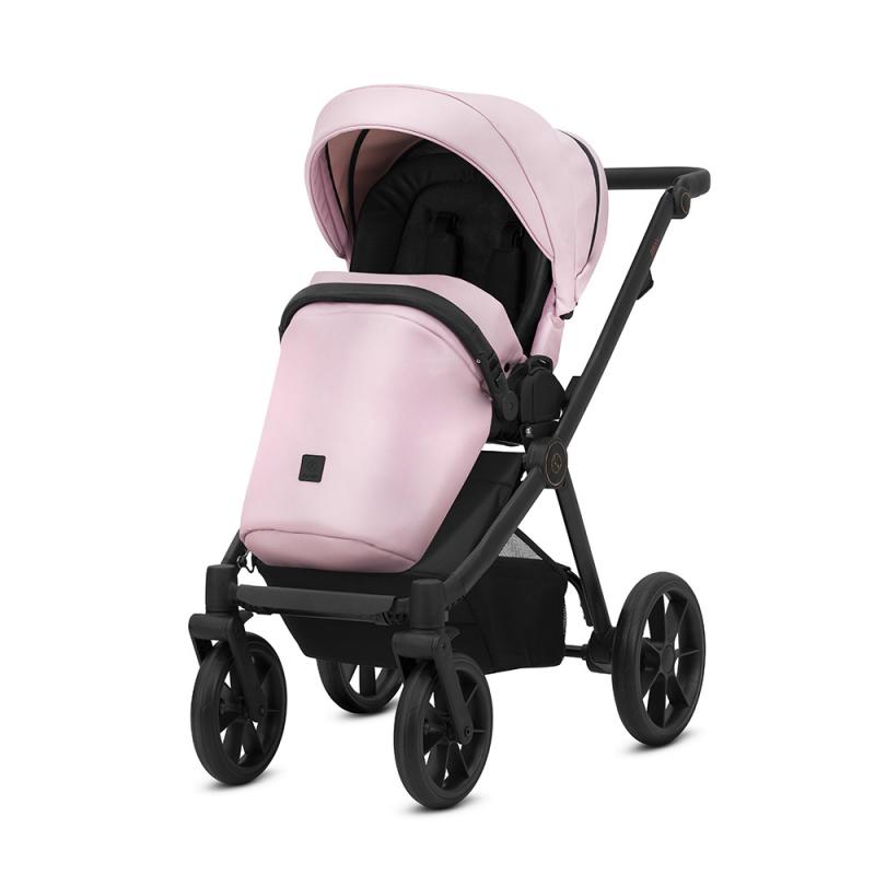 Poussette Duo Brav - Baby Rose Eco Cuir - Mode Bébé Claye