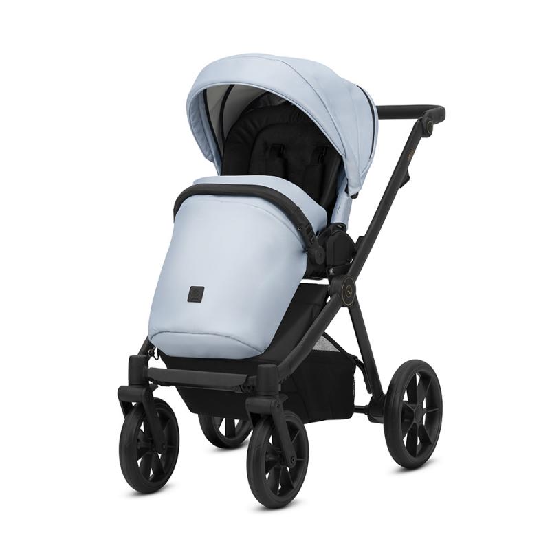 Poussette Duo Brav - Baby Blue Eco Cuir - Mode Bébé Claye