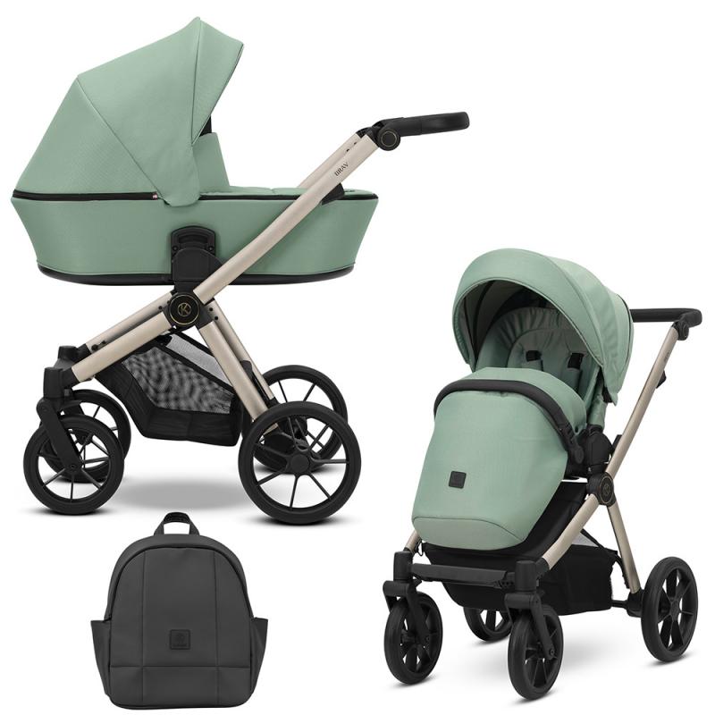 Poussette Duo Brav - Menthe - Mode Bébé Claye