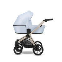 Poussette Duo Brav - Baby Blue Eco Cuir - Mode Bébé Claye