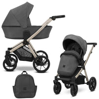 Poussette Duo Brav - Graphite - Mode Bébé Claye