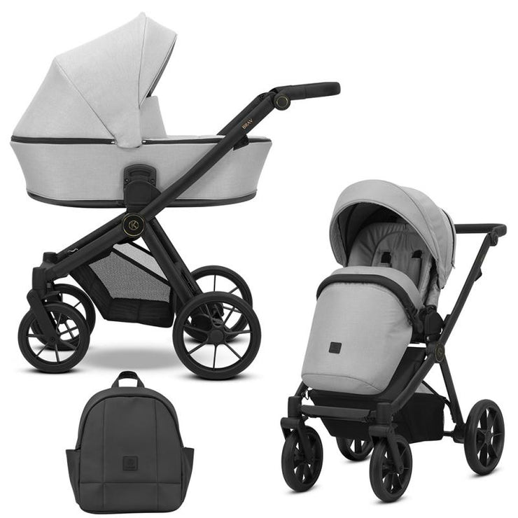 Poussette Duo Brav - Gris - Mode Bébé Claye