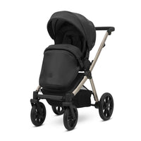 Poussette Duo Brav - Noir Eco Cuir - Mode Bébé Claye