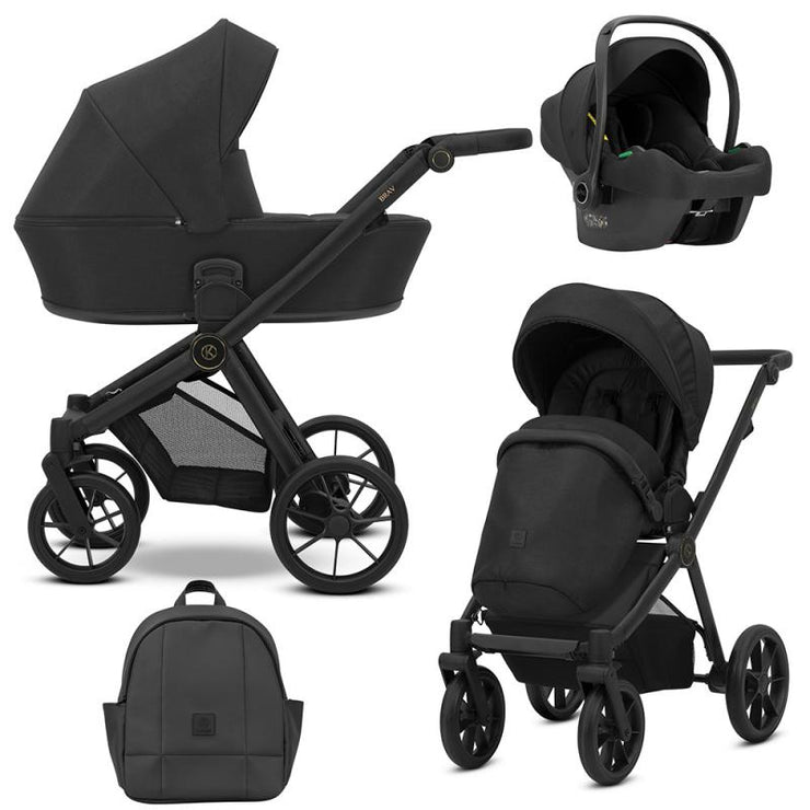 Poussette Trio Brav + Nacelle + Cosmo i-Size - Noir