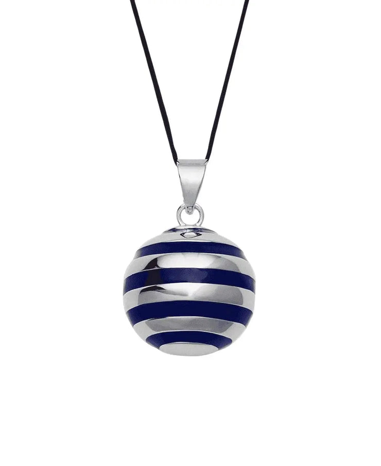 BOLA DE GROSSESSE BRETON - EMAIL MARINE / RHODIUM - Mode Bébé Claye