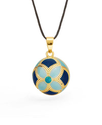 Bola de grossesse - Byzance - Email multicolor - Doré Or 18 carats - Mode Bébé Claye